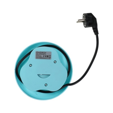 Electric kettle Energy E-257, plastic, glass flask, 1.5 l, 1500 watts, blue-7