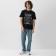 New Year. Male T -shirt KAFTAN real, black, size l
