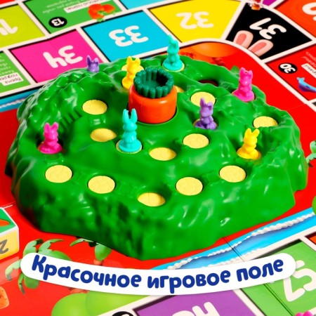 Настольная игра «Ушастые гонки. Загадка острова», 2-4 игрока, 4+-7