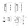 Set for sliding doors SH011 URB BPVD-77, the color of the warmed nickel