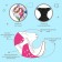Panties-scammer, reusable, carbon-bamboo fabric, "donuts", from 0-12 months.
