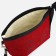 Cosmetic bag with a zipper, with a lining, burgundy color