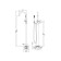 Timo Saona 2310/03Y-CR bath mixer, single-leaf, floor, shower, black