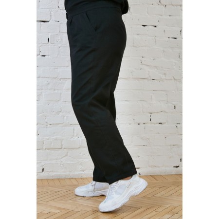 Female trousers, size 72, black color-5