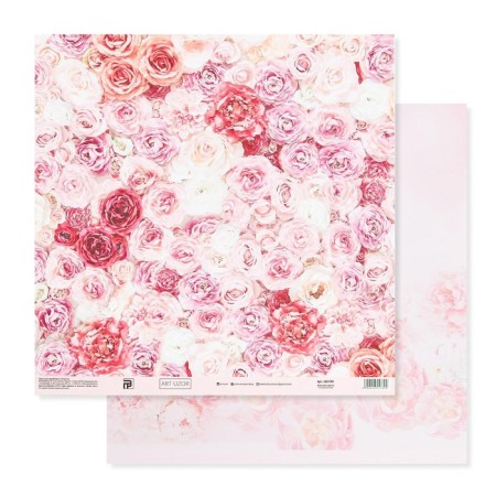 Scrapbooking paper "Object of roses", 30.5 x 30.5 cm, 190 g/m²-1