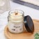 Aromatic candle made of soy wax in a bank, 150 g, cinnamon
