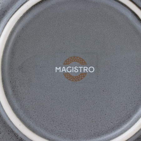 Блюдце фарфоровое Magistro Urban, d=14,2 см, цвет серый-4