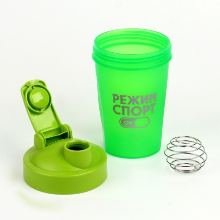Shaker, 400 ml, series: Crossfit, "Sports mode"-1