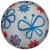 Children's ball "Flowers", d = 22 cm, color mix
