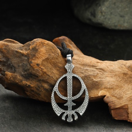 Protective amulet "Khand", 25x42mm, metal-2