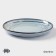 Porcelain dessert plate Magistro Garland, D = 17 cm, blue color