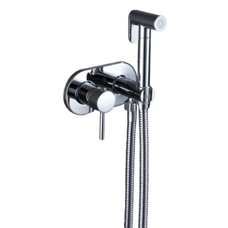 Bida mixer Rush Capri CA1435-96, with a hygienic shower, built-in, brass, chrome