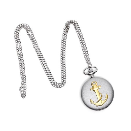 Pocket watch "anchor", quartz, d dial-4.5 cm-3