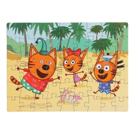 Puzzle "Three Cats", 54 elements-3