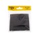 Tot Elegant switch, 10 a, 1 cl., With backlight, hidden, black