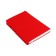 Lotted diary, 130x200 mm 128 sheets, leatherette, gray block 70 g/m2, lies, branch under the handle, red