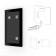 Mirror in the baguette frame - nut 22 mm, 48 x 98 cm, evoForm