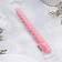 Candle twisted, 2.3x 24.5 cm, 5 hours, 50 g, light pink