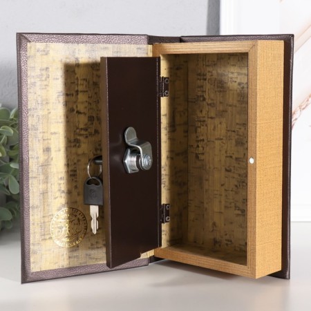 Safe wood book Nefertiti 21*13*5 cm-3