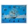 Carty clock is wall-mounted, interior "sailboat", silent, 25 x 35 cm
