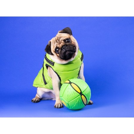 Ball - Frisby for dogs "UFO" green, 16 cm-6