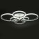 Luer with PDU 71179/6 LED 144W Dimmer 3000-6000k white 78.5x78.5x13.5 cm Bayerlux