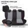 Autoshekhli university Autoprofi TT-902P BK/D.Gy (M), polyester, a set of 9 items, front row, rear row, black/dark gray