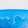 Form for ice and confectionery "shells", 20.1 × 10 cm, h = 2 cm, cell 4 cm, blue color