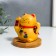 Ceramics pendulum "Maneki-Neko with a sweat and a pumpkin" from solar batteries 10x10x12 cm
