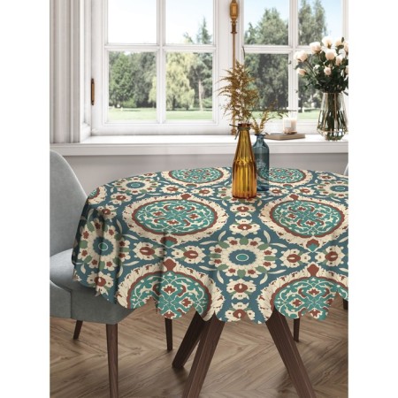 The tablecloth “Classic ornament”, round, Saten, d = 150 cm
