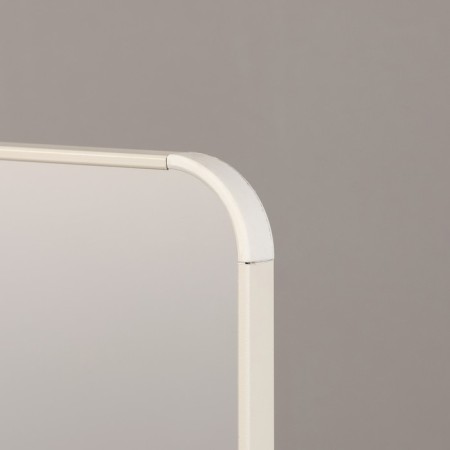 Interior mirror, acrylic, 40 x 150 cm white,-3