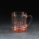 Rose mug, glass, 300 ml