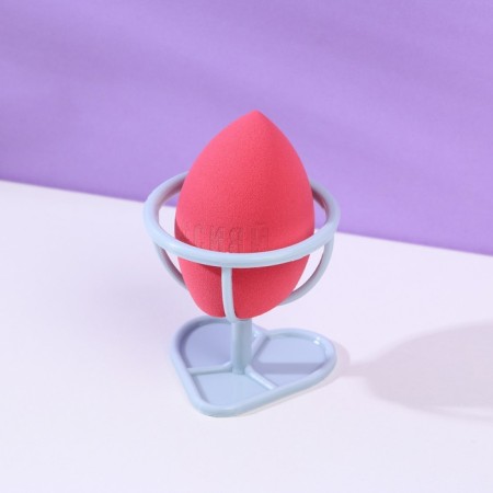 Doll Face sponge on a plastic stand for drying and storage-3