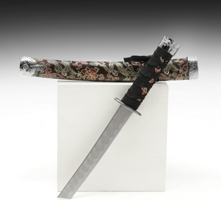 Souvenir weapon "Katana", black scabbard with patterns in the form of a dragon, 47 cm