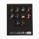 Subject notebook A5, 48 liters on the clip “Neon. Biology »Soft touch lamp, 3D varnish