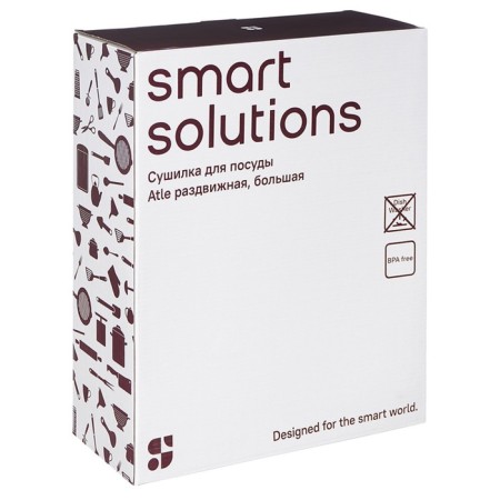 Smart Solutions ATLE dish dryer, sliding large, black color-6