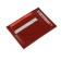 Cartholder, red color