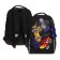 School backpack, 38 x 29 x 16 cm, Grizzly, ergonomic back, black