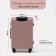 Bolshoi suitcase 26, code castle, white/pink color