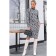 Women's dress, size 42, gray color