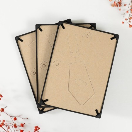 Set of photo frames plastic L-5 10x15 cm (3 pcs.), Black-2