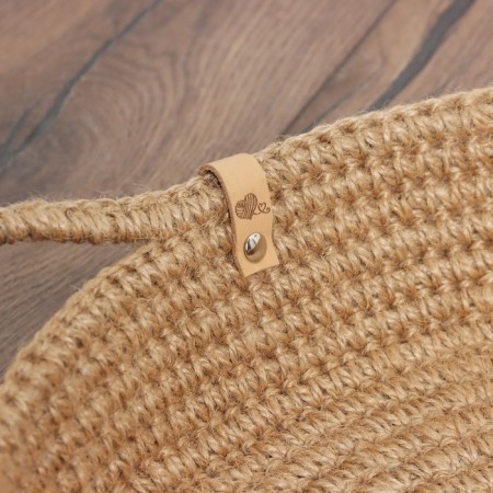 Animal bed lynch, d 35 cm, jute-2