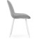 Stew Seda Metal/velor, white/light gray 50.5x57x83 cm