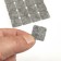 Laying furniture tundra, 19 x 19 mm, square, gray, 32 pcs.