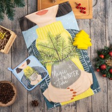 Set Magic Winter Gift Cutle towel, Take, Silicone shape