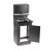 The washbasin "Termix", without AVN, stainless washing, 17 l, silver color