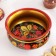 Cup "under okroshka", 18-19 × 9-11.5 cm, Khokhloma, mix
