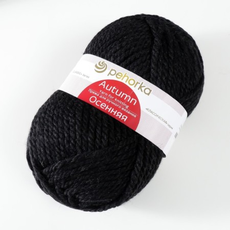 Autumn yarn 25% wool, 75% pan 150m/200g (435-anthracite)-1