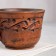 Cup "patterned" decor, red clay, 0.15 liters