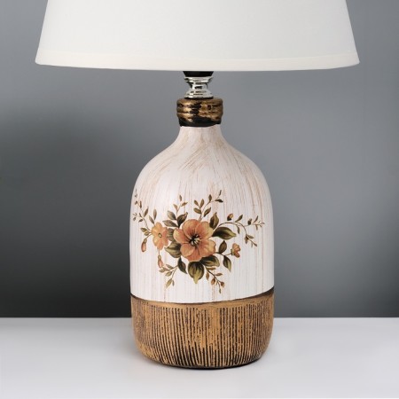 Table lamp with lampshade Risalux "Cindy", E14, 40 W, 22.5 × 22.5 × 37 cm-3